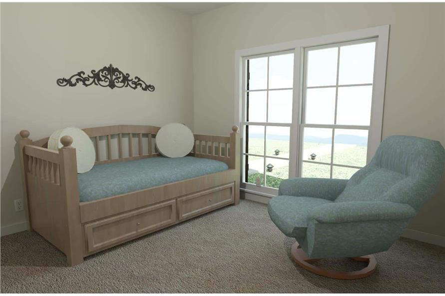 Bedroom of this 3-Bedroom,1448 Sq Ft Plan -203-1004