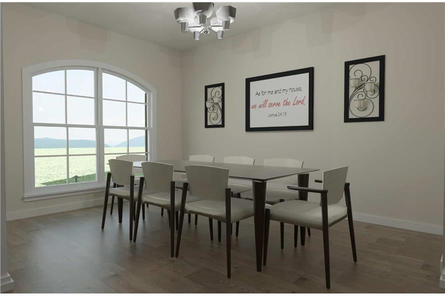 Dining Room of this 4-Bedroom,2627 Sq Ft Plan -203-1011