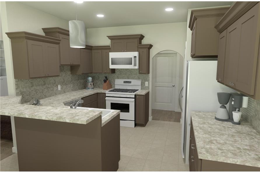 Kitchen of this 4-Bedroom,2627 Sq Ft Plan -203-1011