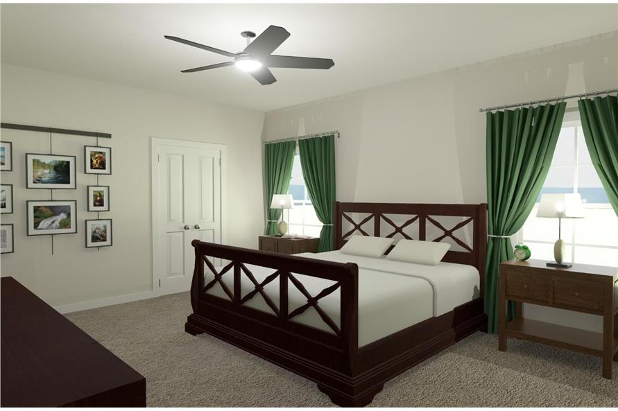 Master Bedroom of this 4-Bedroom,2627 Sq Ft Plan -203-1011