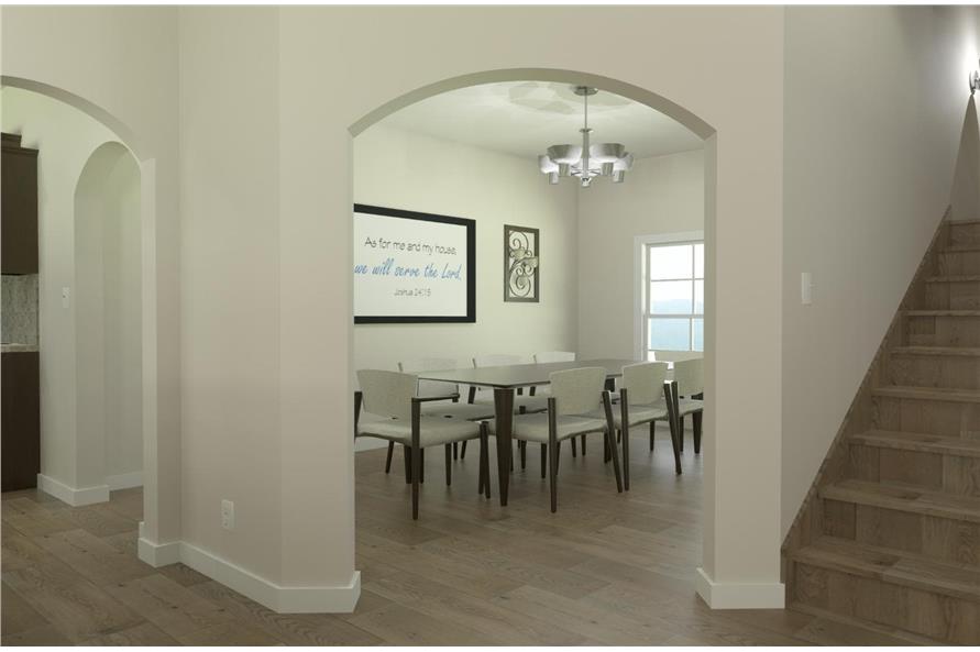 Dining Room of this 3-Bedroom,2030 Sq Ft Plan -203-1014