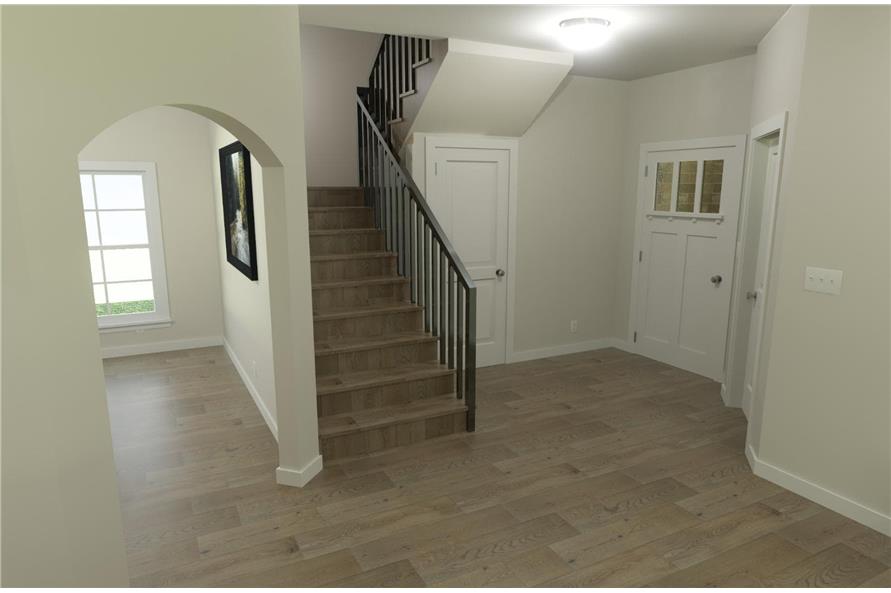 Entry Hall: Foyer of this 3-Bedroom,2030 Sq Ft Plan -203-1014