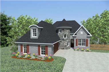 3-Bedroom, 2026 Sq Ft European Home Plan - 203-1016 - Main Exterior