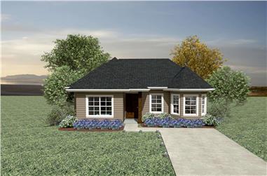 2-Bedroom, 718 Sq Ft Vacation Homes Home Plan - 203-1024 - Main Exterior