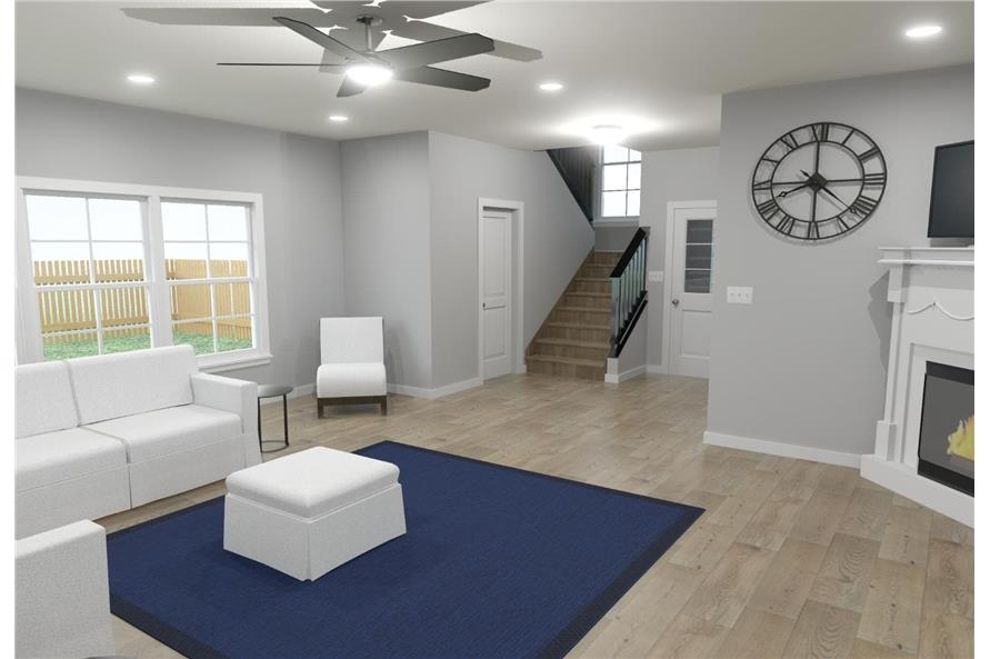 Family Room of this 4-Bedroom,2267 Sq Ft Plan -203-1044