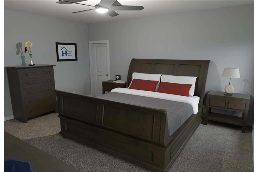 Master Bedroom of this 4-Bedroom,2267 Sq Ft Plan -203-1044