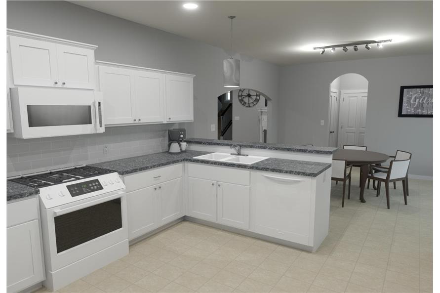 Kitchen of this 4-Bedroom,2267 Sq Ft Plan -203-1044