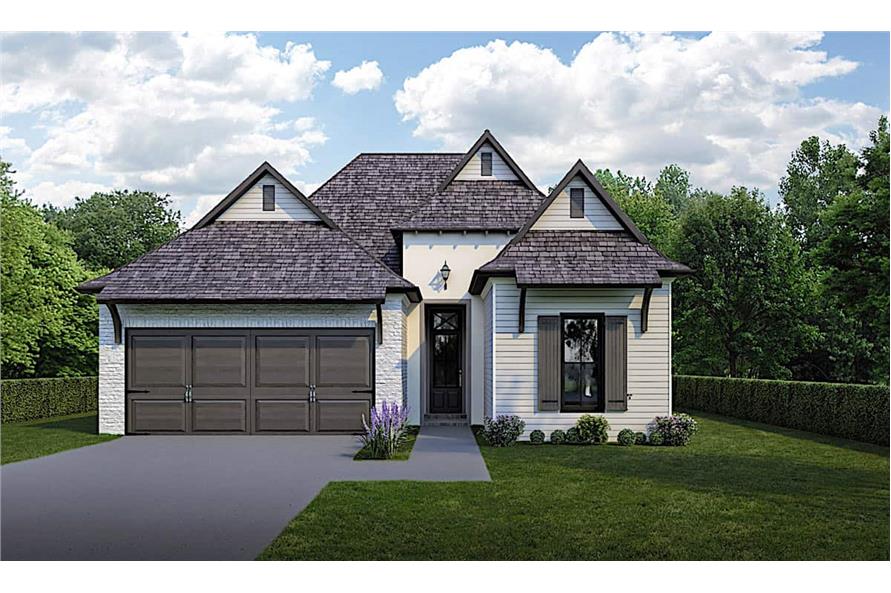 3-Bedroom, 1778 Sq Ft Country House - Plan #204-1001 - Front Exterior