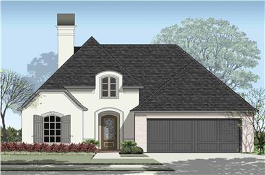 European Home Plan - 4 Bedrms, 2 Baths - 1689 Sq Ft - #204-1041