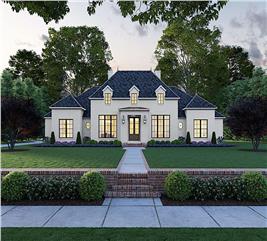 French Country House Plan - 4 Bedrms, 3 Baths - 3170 Sq Ft - #206-1009