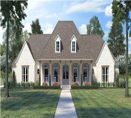 French Style House - 4 Bedrms, 3.5 Baths - 3273 Sq Ft - Plan #206-1024