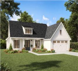 Ranch Floor Plan - 3 Bedrms, 2.5 Baths - 1735 Sq Ft - Plan #206-1044