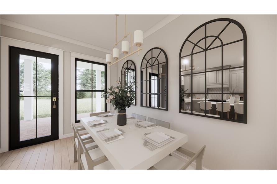 Dining Room of this 3-Bedroom,1924 Sq Ft Plan -206-1045