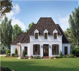 French Country Floor Plan - 4 Bedrms, 3 Baths - 2764 Sq Ft - #206-1053