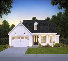 Farmhouse Home Plan - 3 Bedrms, 2 Baths - 1600 Sq Ft - #206-1056