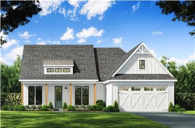 3-Bedroom, 1797 Sq Ft Modern Farmhouse Home Plan - 206-1072 - Main Exterior