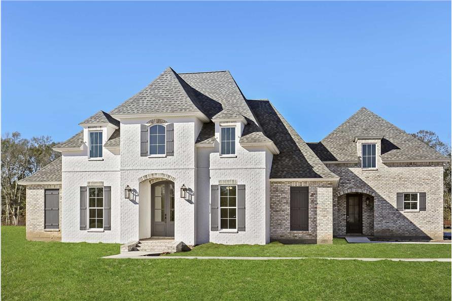 4-Bedroom, 2851 Sq Ft French Home Plan - 206-1073 - Main Exterior