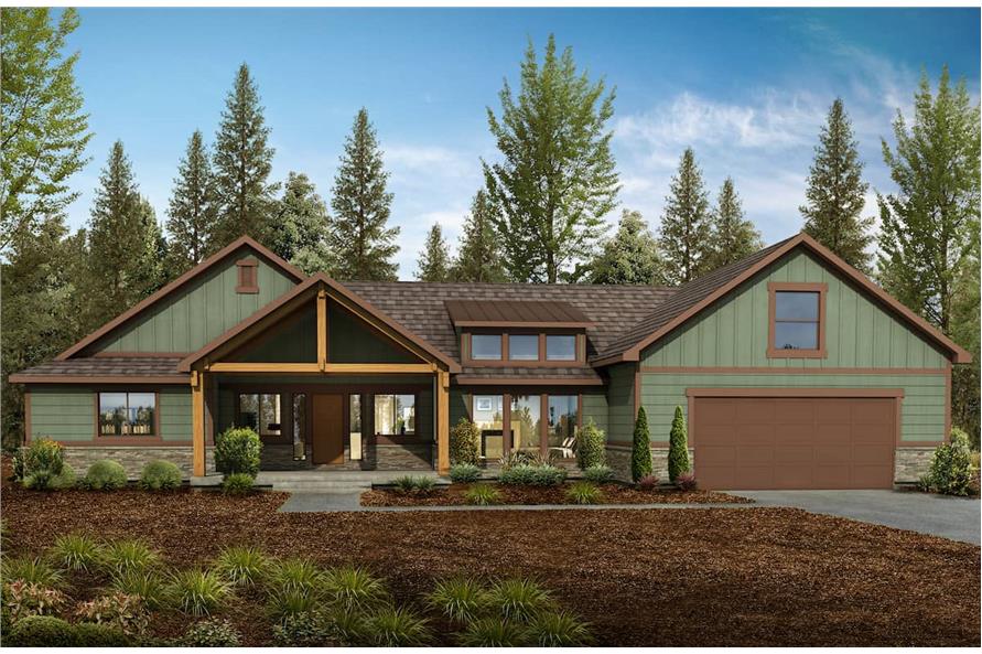 4-Bedroom, 2918 Sq Ft Country Home - Plan #208-1013 - Main Exterior