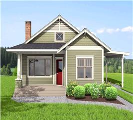 Ranch House Plan - 2 Bedrms, 1 Baths - 1112 Sq Ft - #211-1011