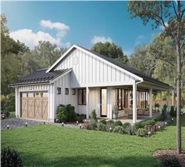 Barn Style House Plan - 4 Bedrms, 2 Baths - 1801 Sq Ft - #211-1069