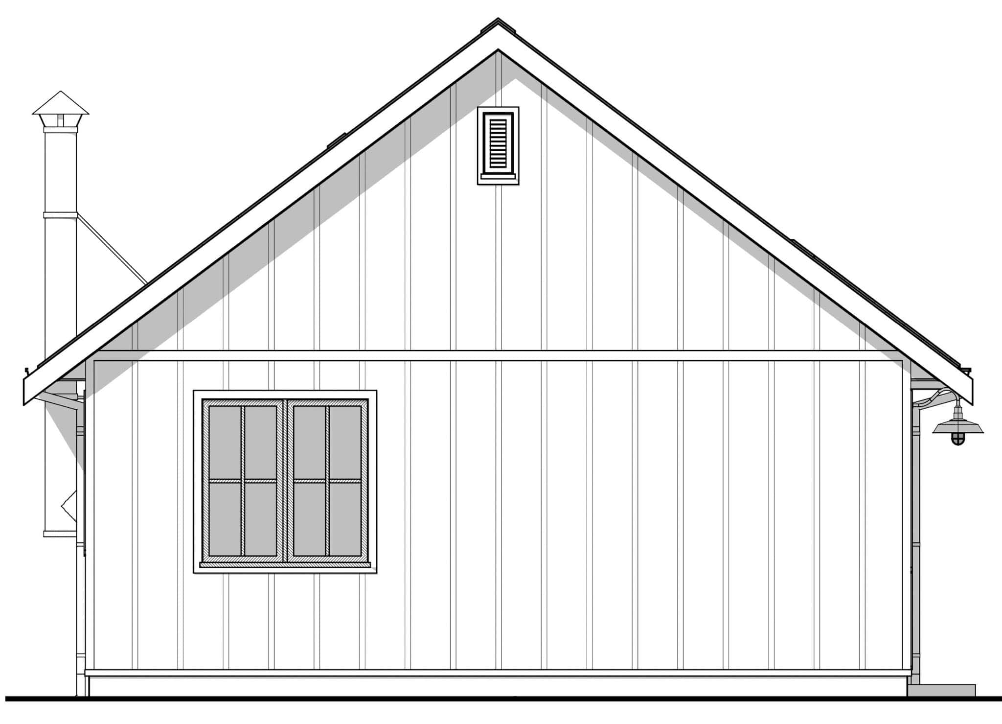 Modern Farmhouse House Plan - 2 Bedrms, 2 Baths - 897 Sq Ft -#211-1071