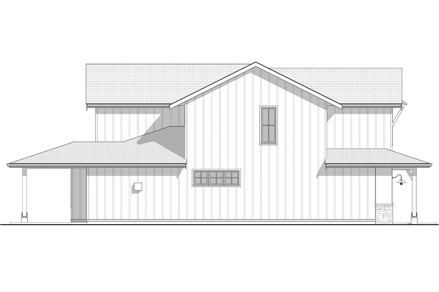 Modern Farmhouse Plan - 4 Bedrms, 3 Baths - 2366 Sq Ft - #211-1081