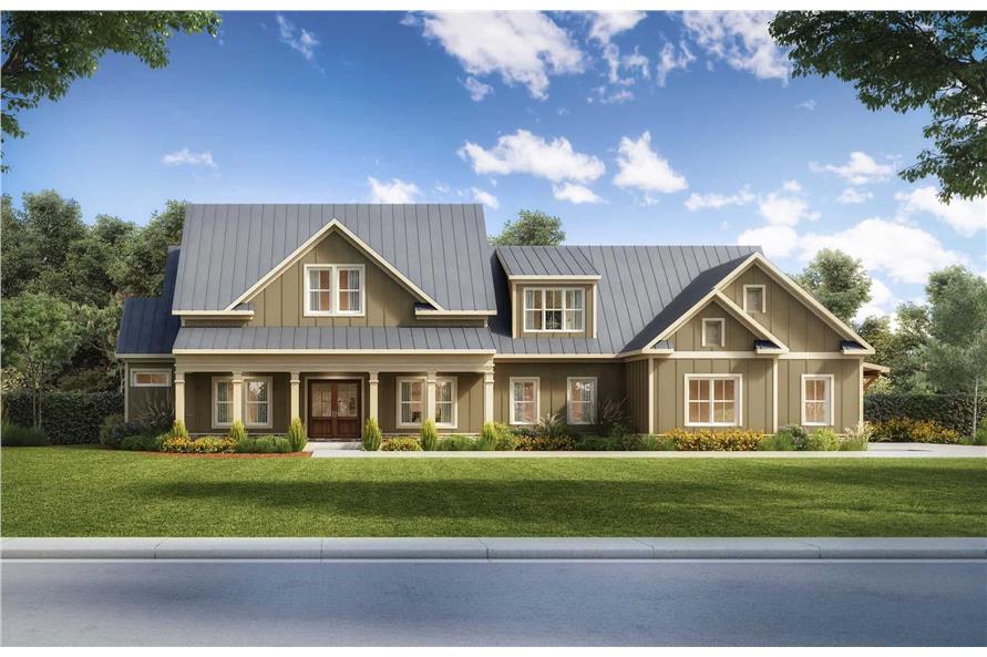 Craftsman Floor Plan - 3 Bedrms, 3.5 Baths - 2981 Sq Ft