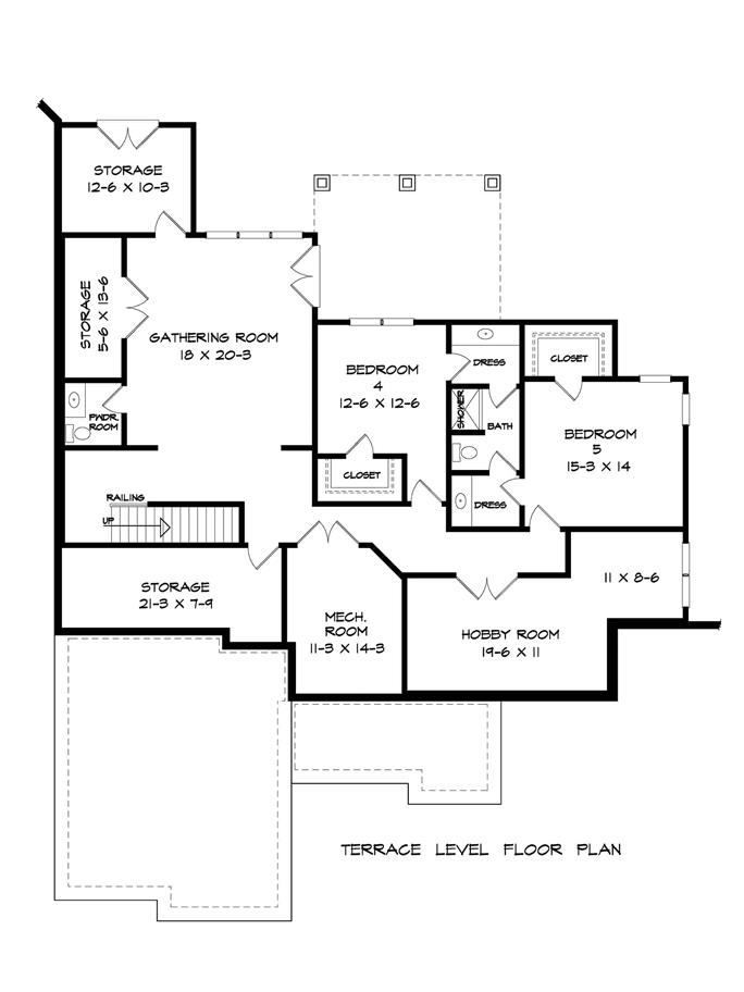 Craftsman House Plan - 3-5 Bedrms, 2.5-4 Baths - 2352-4072 Sq Ft - #213 ...