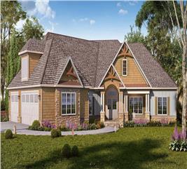 Craftsman Home Plan - 4 Bedrms, 4 Baths - 3337 Sq Ft - #213-1022