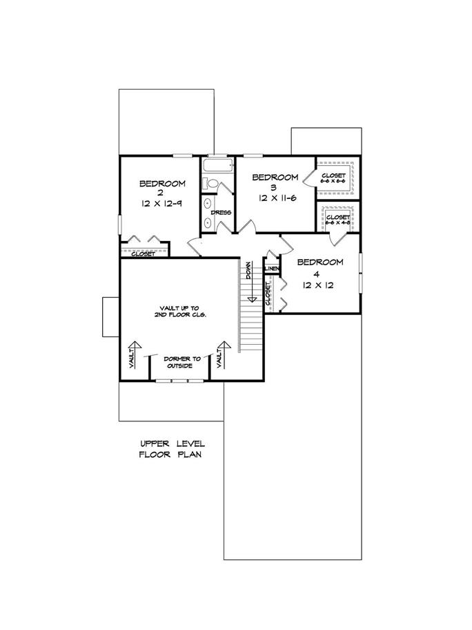 Craftsman House Plan - 4 Bedrms, 2.5 Baths - 2066 Sq Ft - #213-1023