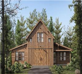 Ranch Home Plan - 2 Bedrms, 2 Baths - 1248 Sq Ft - #214-1004