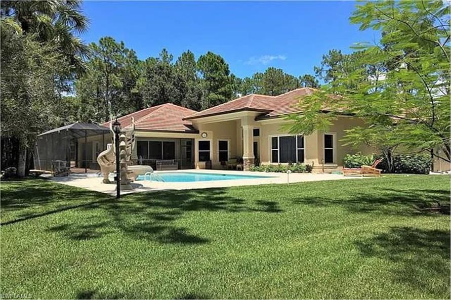 Rear View of this 4-Bedroom,4038 Sq Ft Plan -219-1000