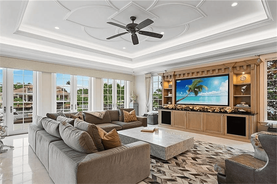 Family Room of this 4-Bedroom,8129 Sq Ft Plan -219-1019