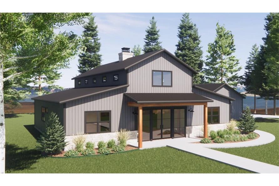 Left Side View of this 3-Bedroom,2500 Sq Ft Plan -220-1001