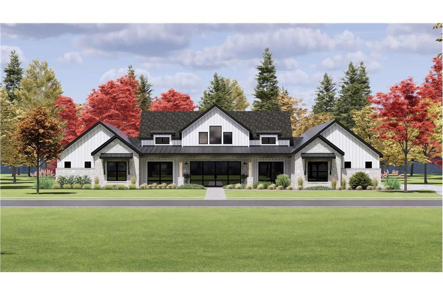 Modern Farmhouse House Plan - 4 Bedrms, 4.5 Baths - 3652 Sq Ft - #220-1004