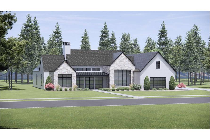 Left Side View of this 4-Bedroom,3673 Sq Ft Plan -220-1008