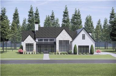 Traditional House Plan - 4 Bedrms, 4.5 Baths - 3673 Sq Ft - #220-1008