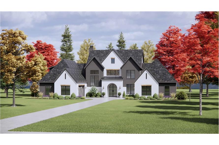 Right Side View of this 4-Bedroom,4146 Sq Ft Plan -220-1016