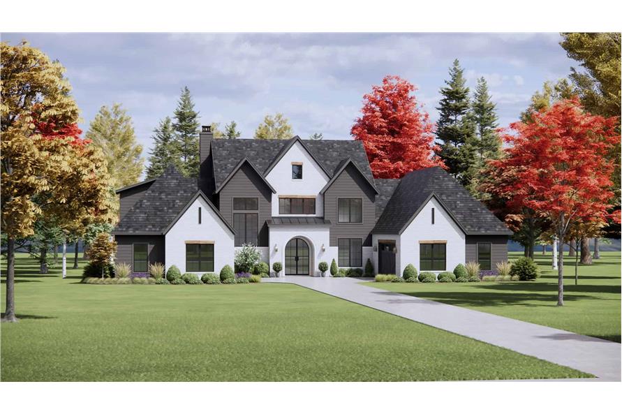 Left Side View of this 4-Bedroom,4146 Sq Ft Plan -220-1016