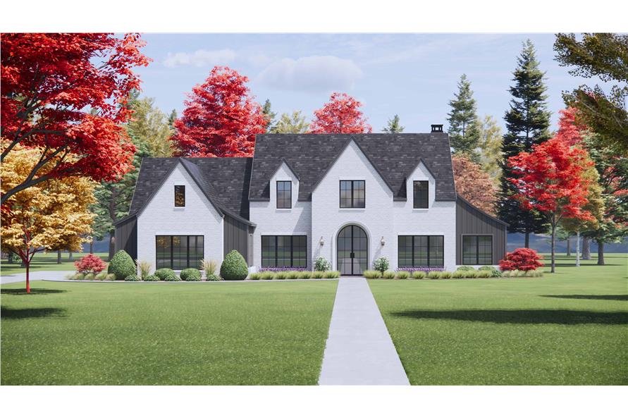 4-Bedroom, 3608 Sq Ft Traditional Home Plan - 220-1017 - Main Exterior