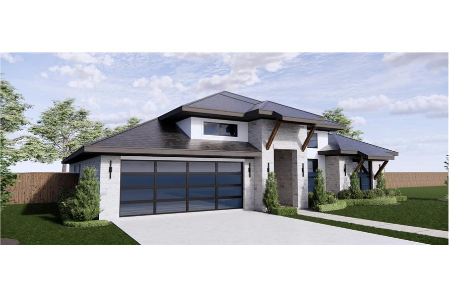 Left Side View of this 4-Bedroom,2308 Sq Ft Plan -220-1018