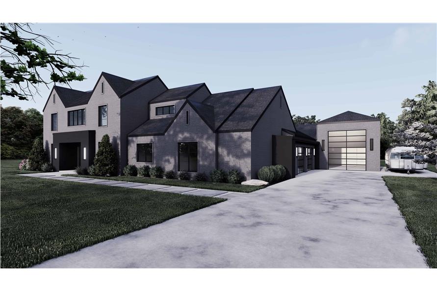 Garage of this 6-Bedroom,5470 Sq Ft Plan -221-1004