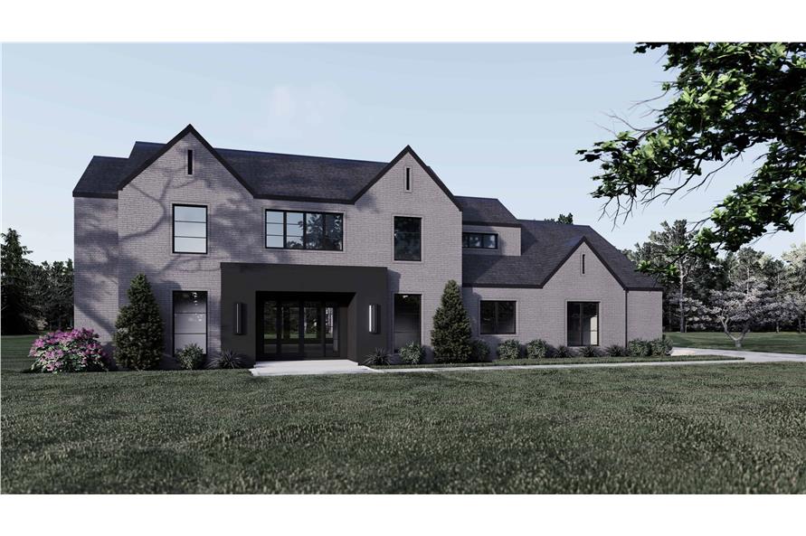 6-Bedroom, 5470 Sq Ft European Home Plan - 221-1004 - Main Exterior