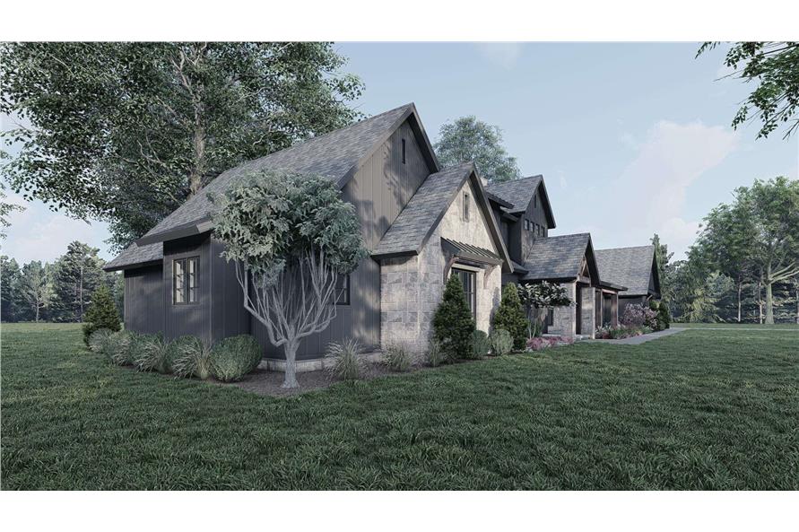 Left Side View of this 4-Bedroom,4154 Sq Ft Plan -221-1006