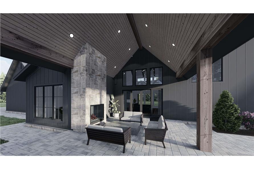 Porch of this 4-Bedroom,4154 Sq Ft Plan -221-1006