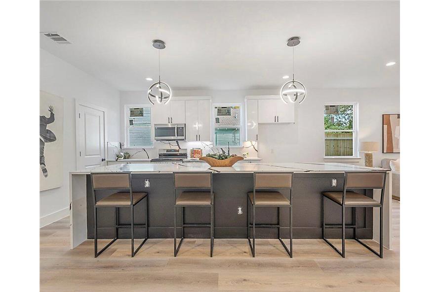 Kitchen: Kitchen Island of this 4-Bedroom,1573 Sq Ft Plan -223-1012