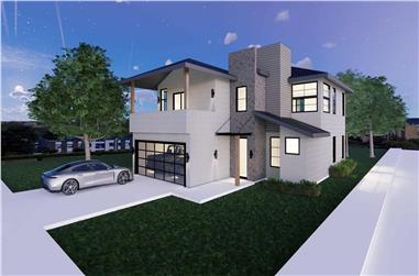 Modern House Plan - 4 Bedrms, 3.5 Baths - 2877 Sq Ft - #223-1014