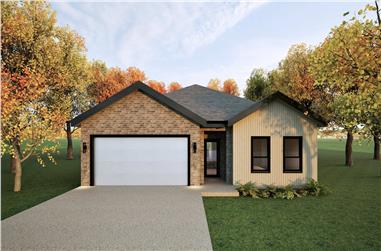 Ranch House Plan - 3 Bedrms, 2 Baths - 1621 Sq Ft - #223-1022