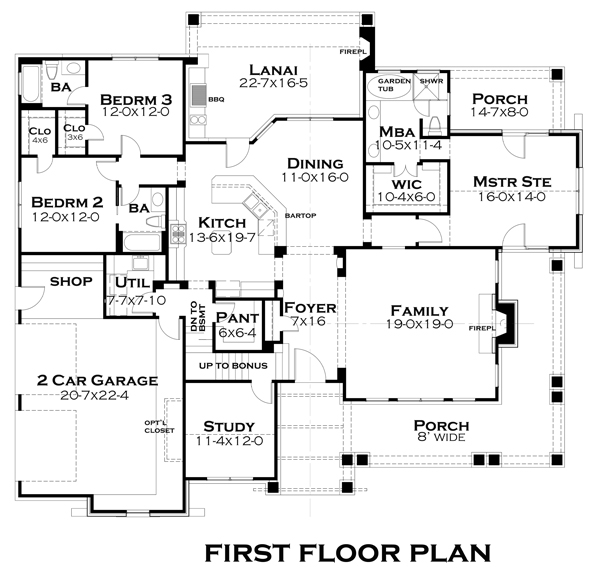 Floor Plan Main Level