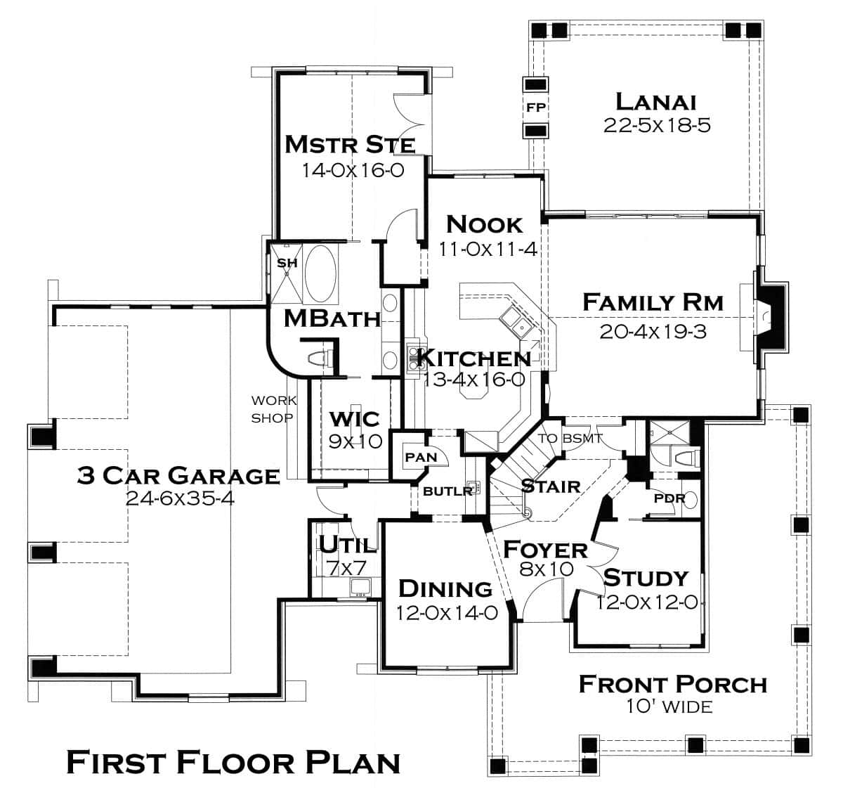 Floor Plan First Story